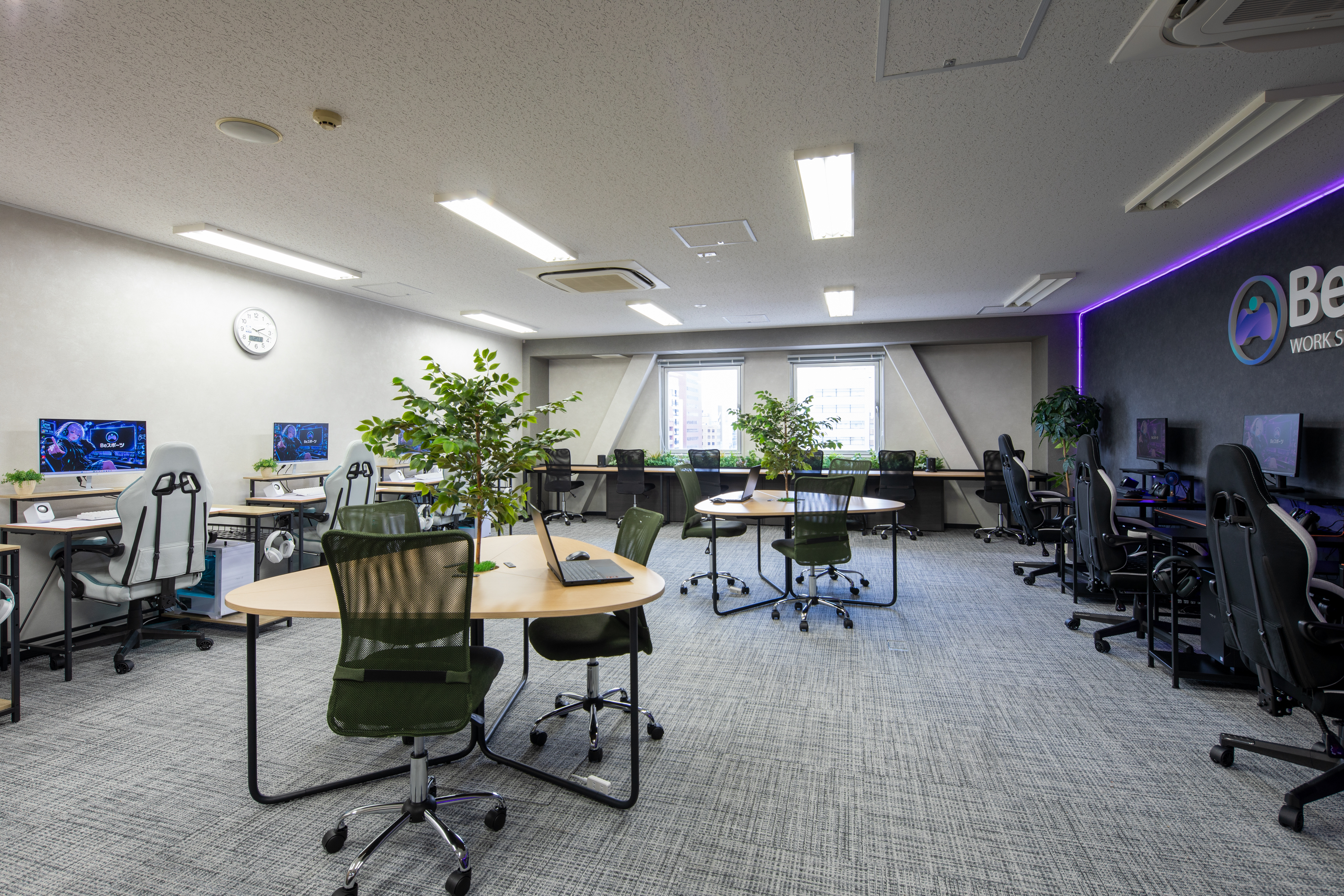 Beスポーツ広島小町の施設内